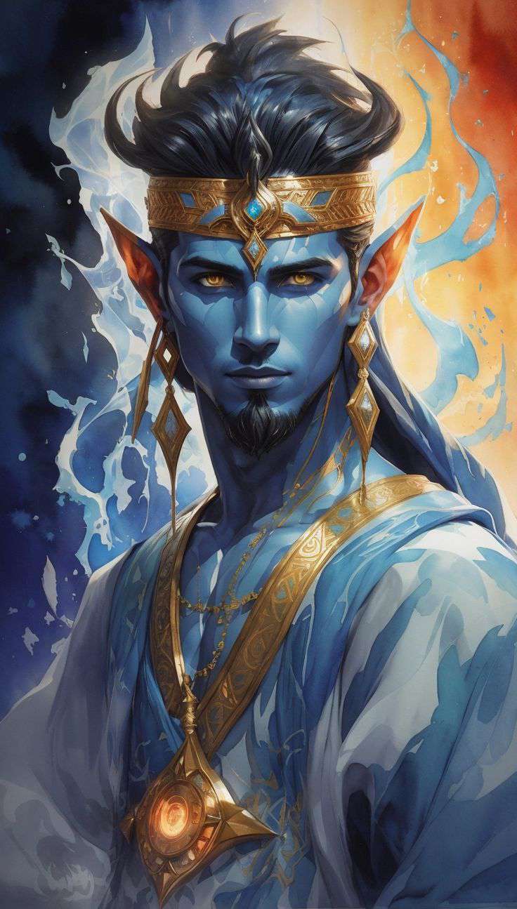 A_Djinn_is_a_blue-skinned_magical_being_with_pointed_ears_masculine_sharp_focus.jpg