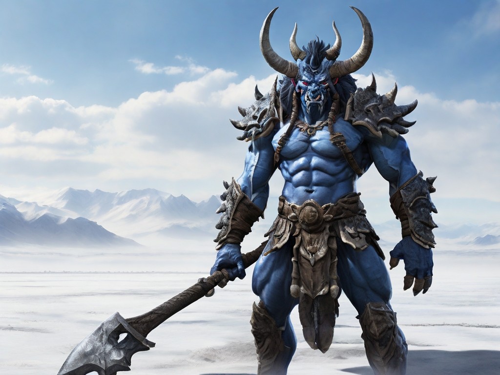 Default_A_blue_Oni_warrior_wielding_a_battleaxe_stands_amidst_0.jpg