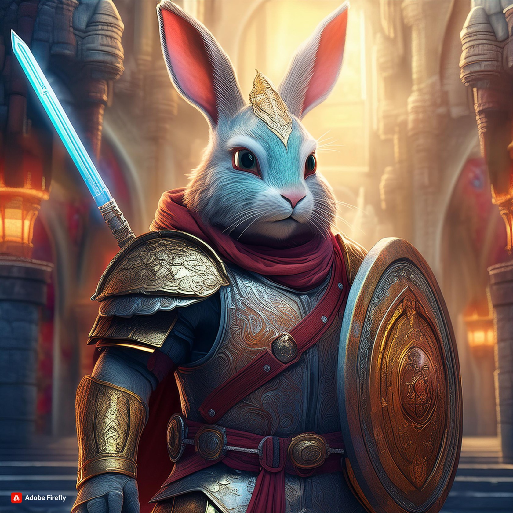 Firefly An anthropomorphic rabbit in fantasy city with a sword and shield 2030 (1).jpg